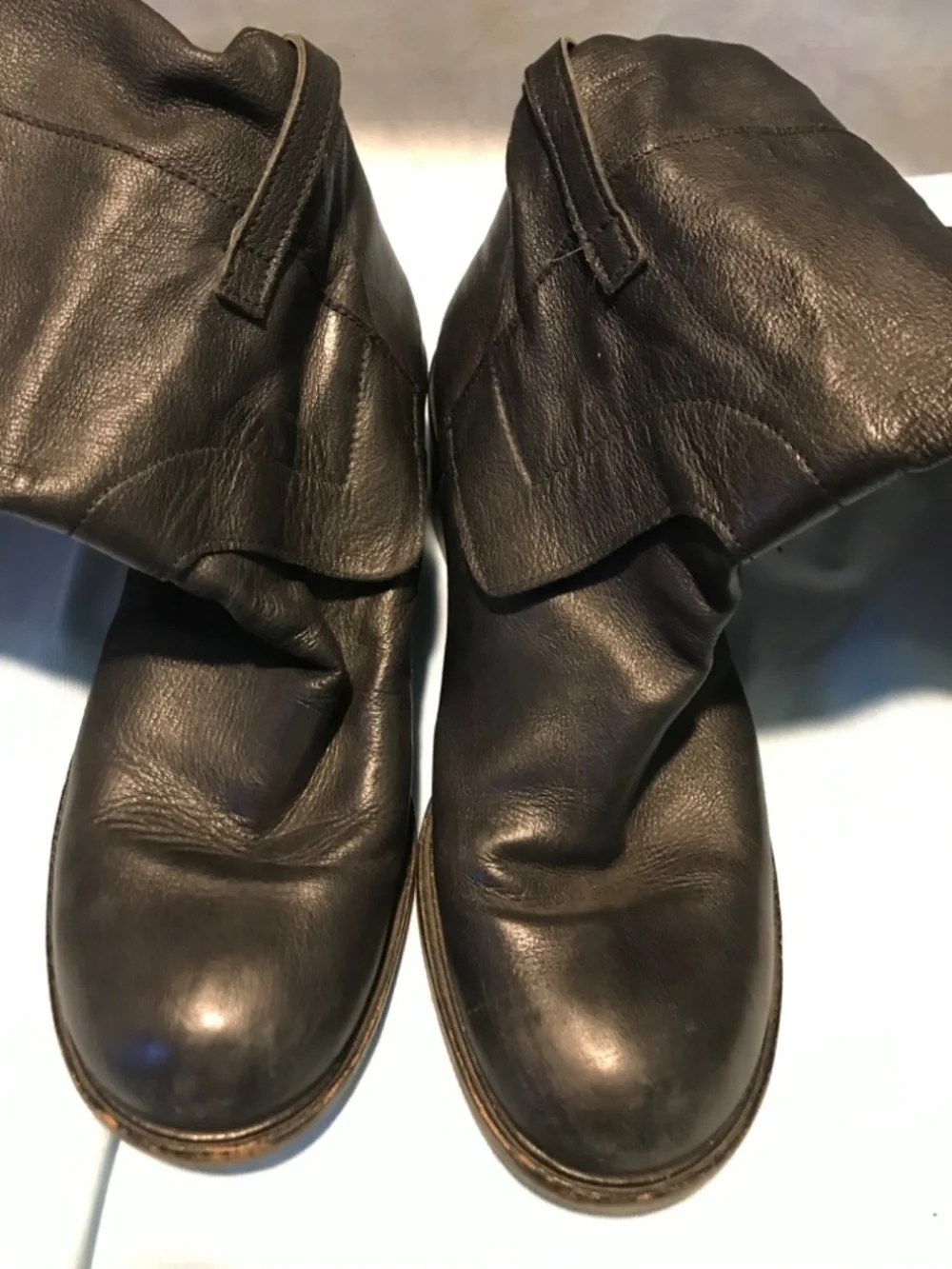 A.R. VANDEVORST boots black straps 37.5 gently worn